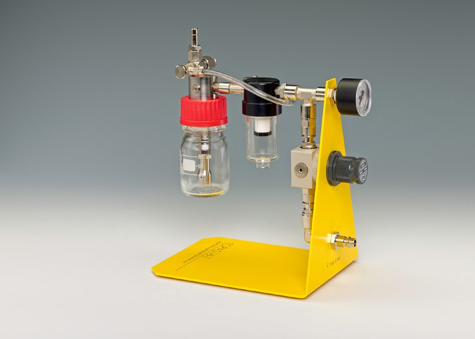 ATM 221 Liquid Aerosol Generator workflow diagram